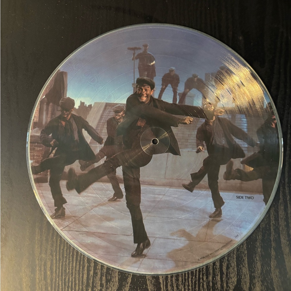 Vintage Mary Poppins Picture 33rpm Vinyl Record Album - Picture 2 of 2